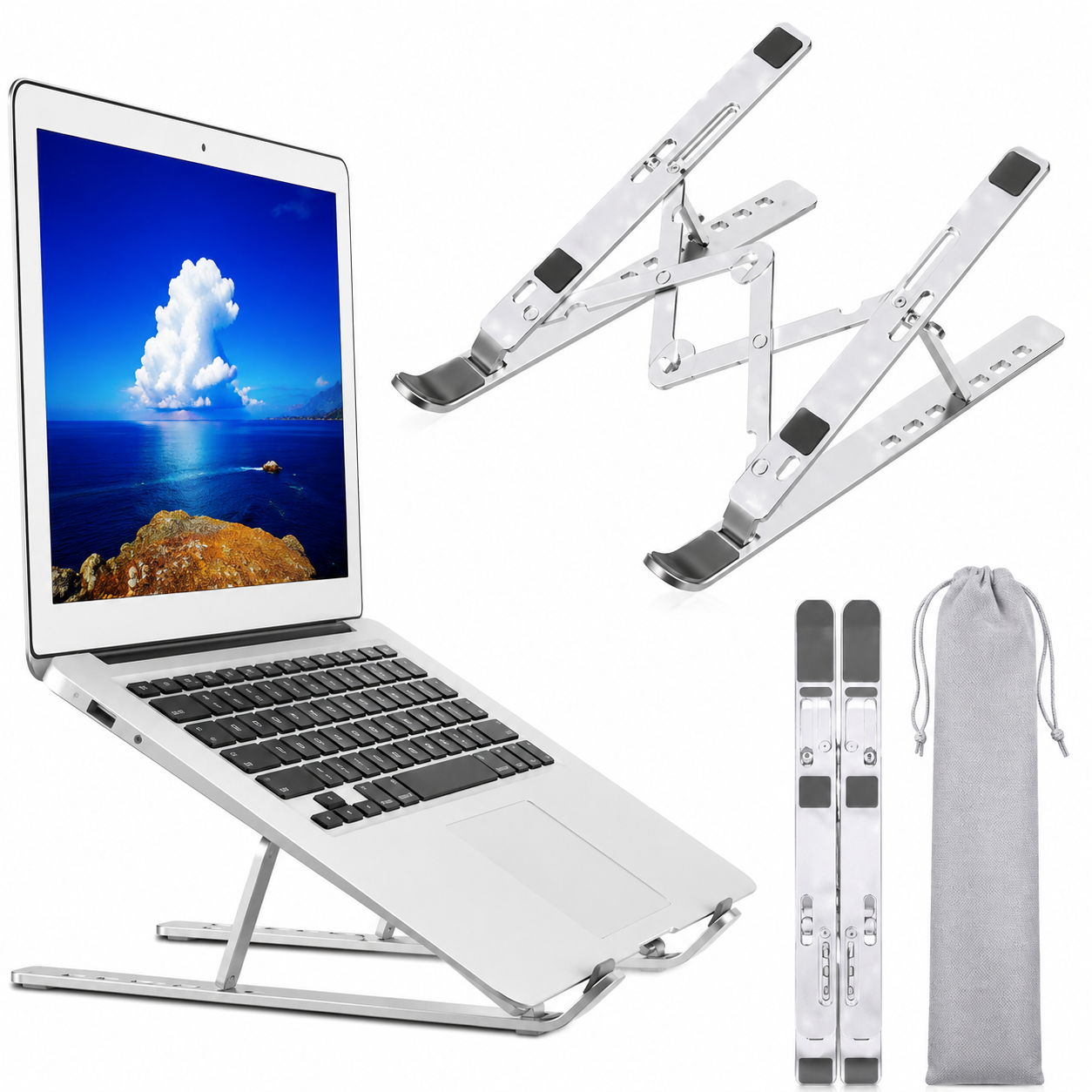 Foldable Laptop Stand – Adjustable Portable Laptop Holder