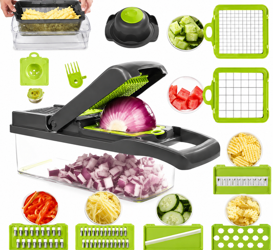 Vegetable Cutter & Chopper – Multi-Function Manual Food Slicer