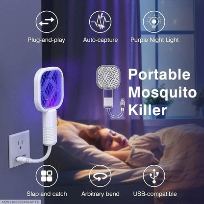 Portable Electric Mosquito Killer – USB Rechargeable Insect Killer Lamp